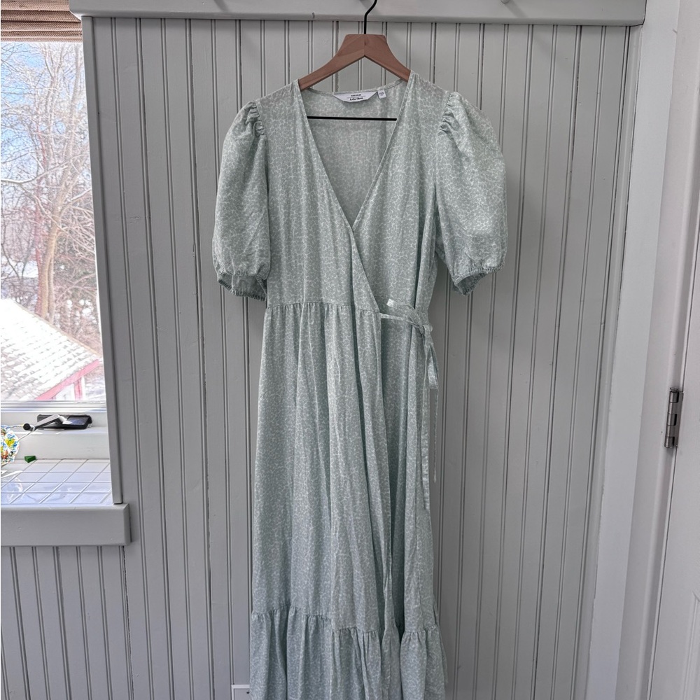 & Other Stories Light Green Maxi Dress
